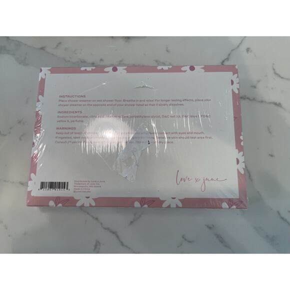 6 New Sealed Love x June Lavender Shower Steamers Aromatherapy Spa - Picture 2 of 3
